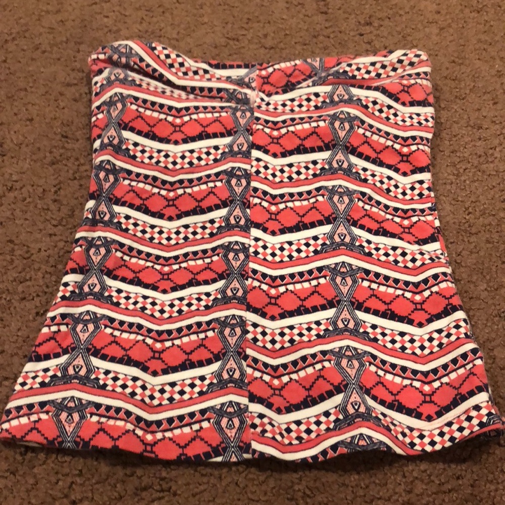 PAC Sun XS strapless pattern top